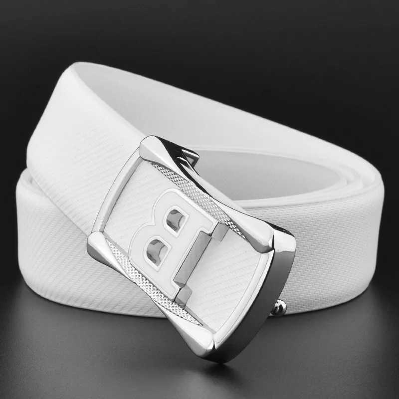 NewLetter Nouveaux hommes en cuir été ceinture blanche hommes ceintures pour dames de qualité H260626 S260919ZNC9
