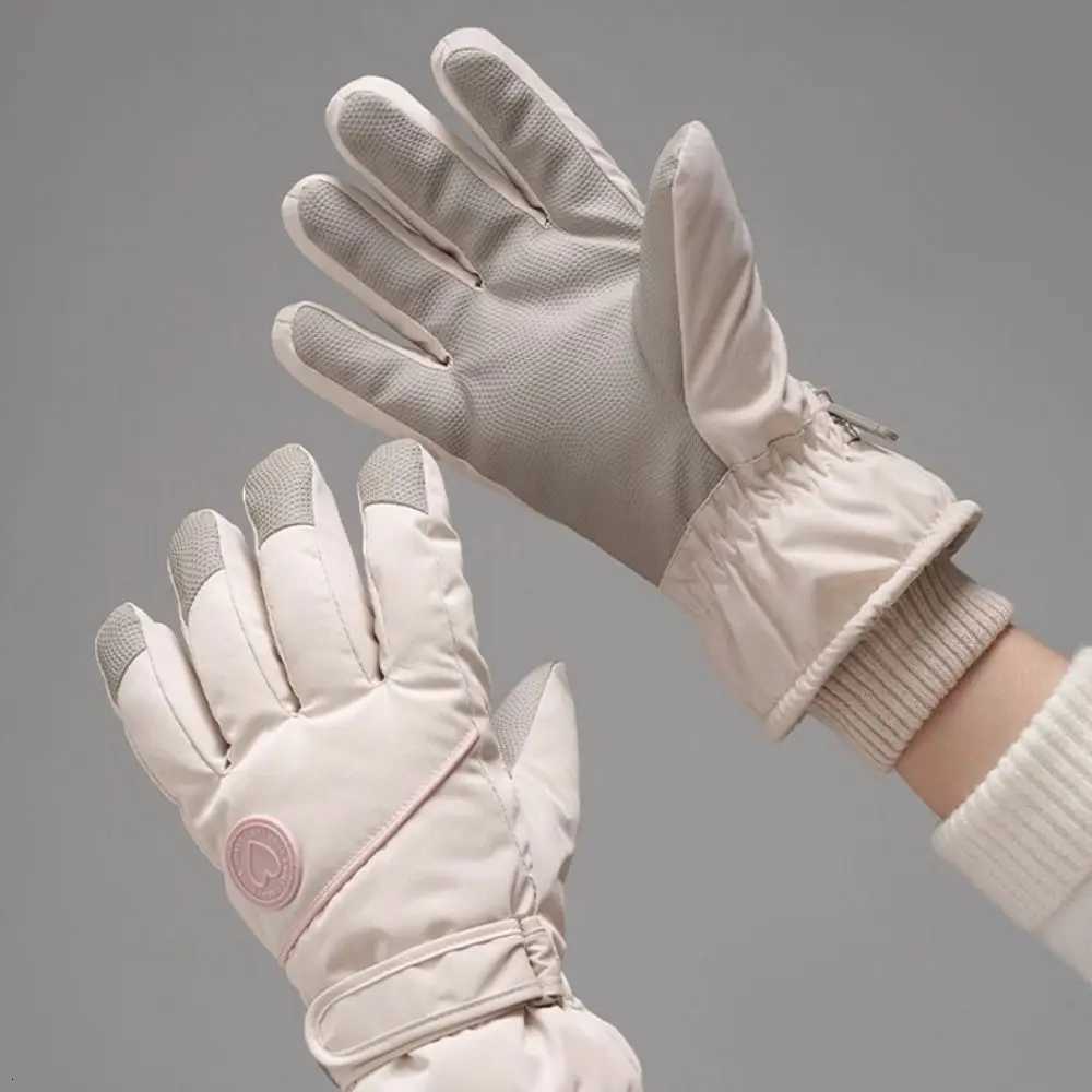 Ski Gloves Fashion Winter Warm Women Gloves waterProof windpro of Snowboard Ski Gloves Touch Screen Thickened Thermal Glove Outdoor Sports D2609191