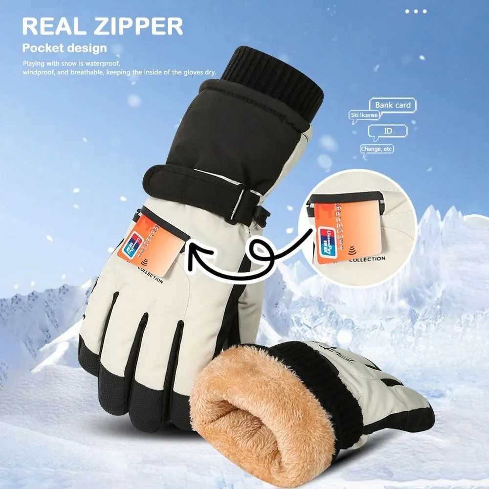 Ski Gloves windpro of Skiing Gloves for Men Sports Cycling Motocycle waterProof Gloves Touch-screen Full Palm Snowboard Gloves Winter D2609191
