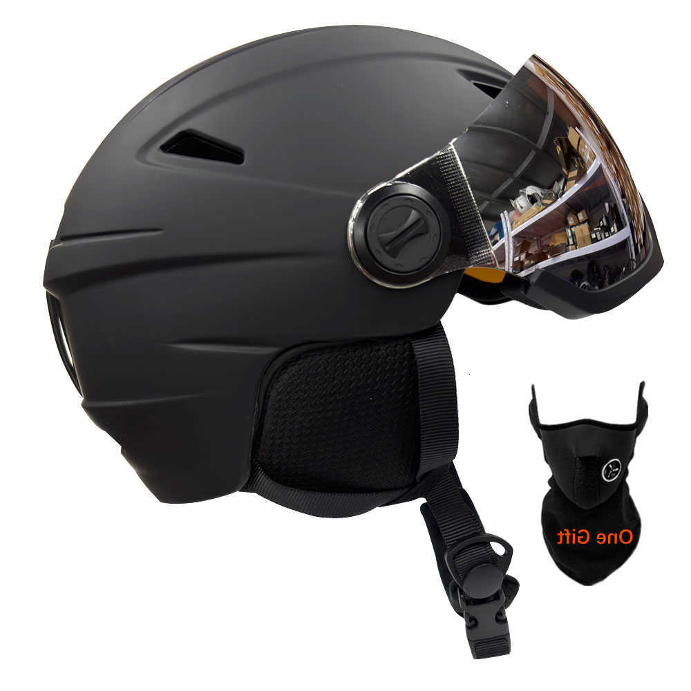 Ski Helmets Skiing Helmet with Goggles Integrally-Molded PC+EPS High-Quality Ski Helmet Outdoor Adult Sport Ski Snowboard Skateboard Helmets D260919