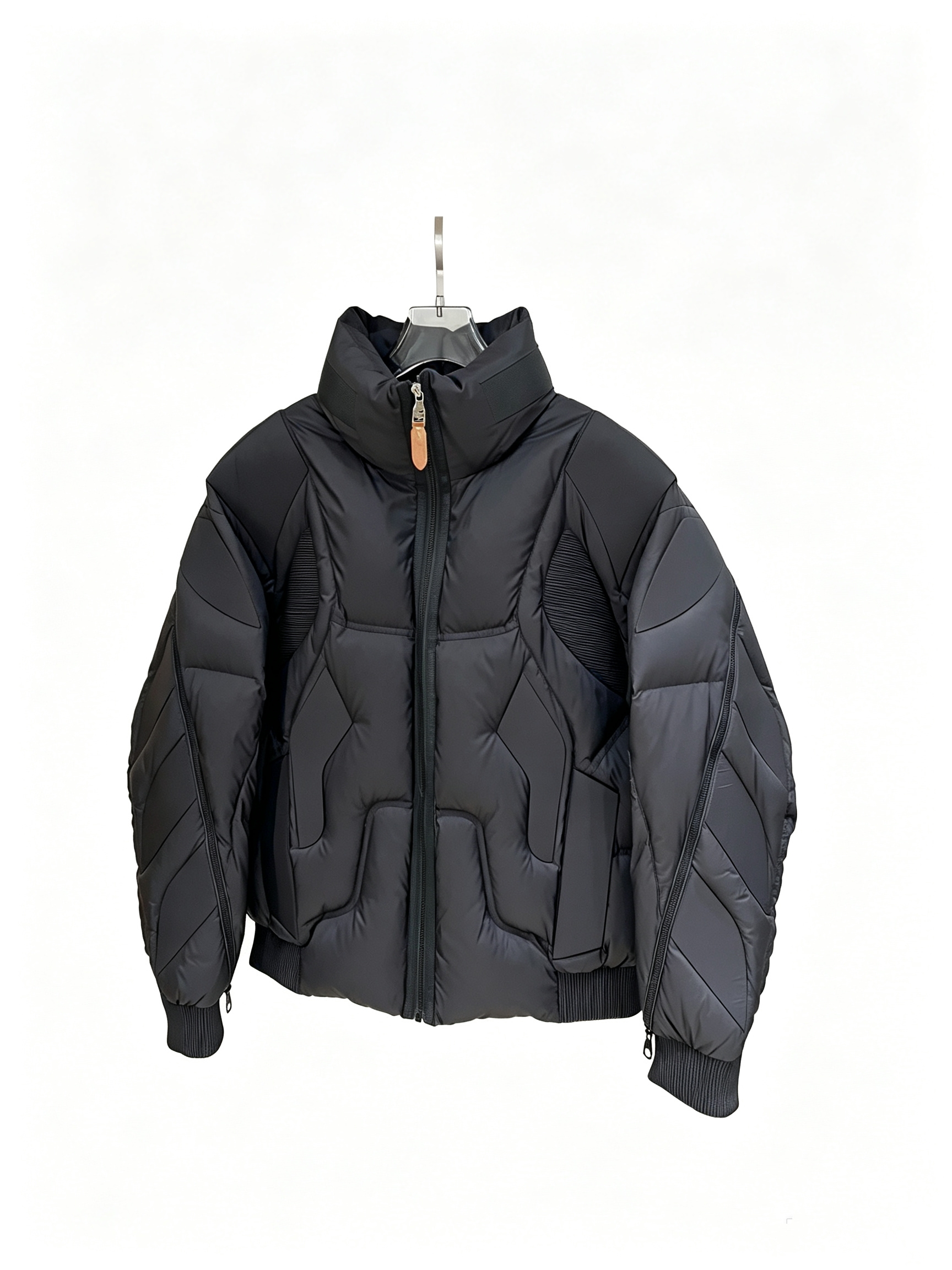2026SS Mens Top Designer Unisex Stand Collar Down Jacket Luxury 95 White Duck Down Thick Warm Winter Geometric Stitching Puffer Outerwear