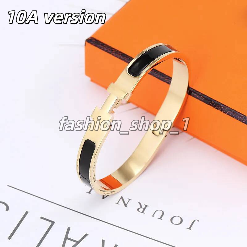 harmes jewellry H bracelets designer 8mm thin Letter Titanium steel luxury buckle harmas bracelet for woman letters bangle man fashion Jewelry 17 si