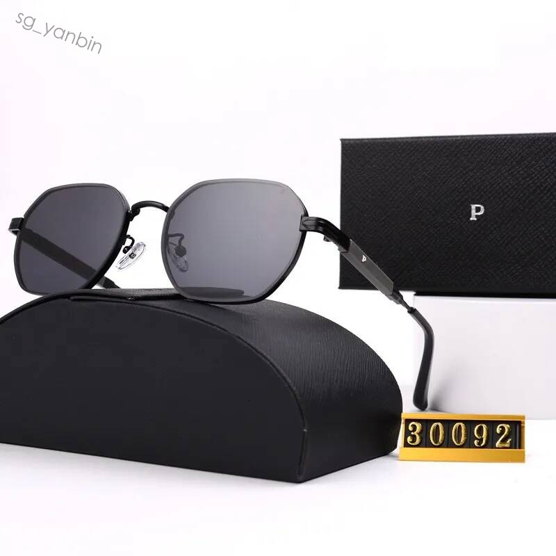 Designer Sunglasses Mens Womens Brand luxury Metal Frame Polarized Classic black vintage summer Outdoor shades eyeglasses with box Hot