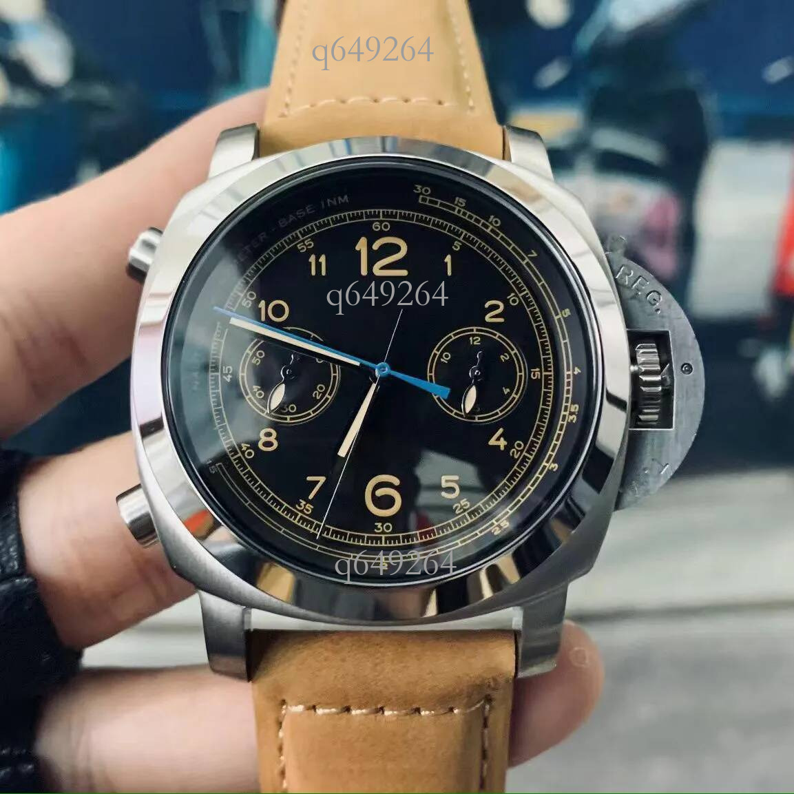 Men Model Sport paneraie watches Quartz Automatic Movement Luxury Watches Designer paneriii watch Business Stainless Steel Man Square Mens Wristwatc