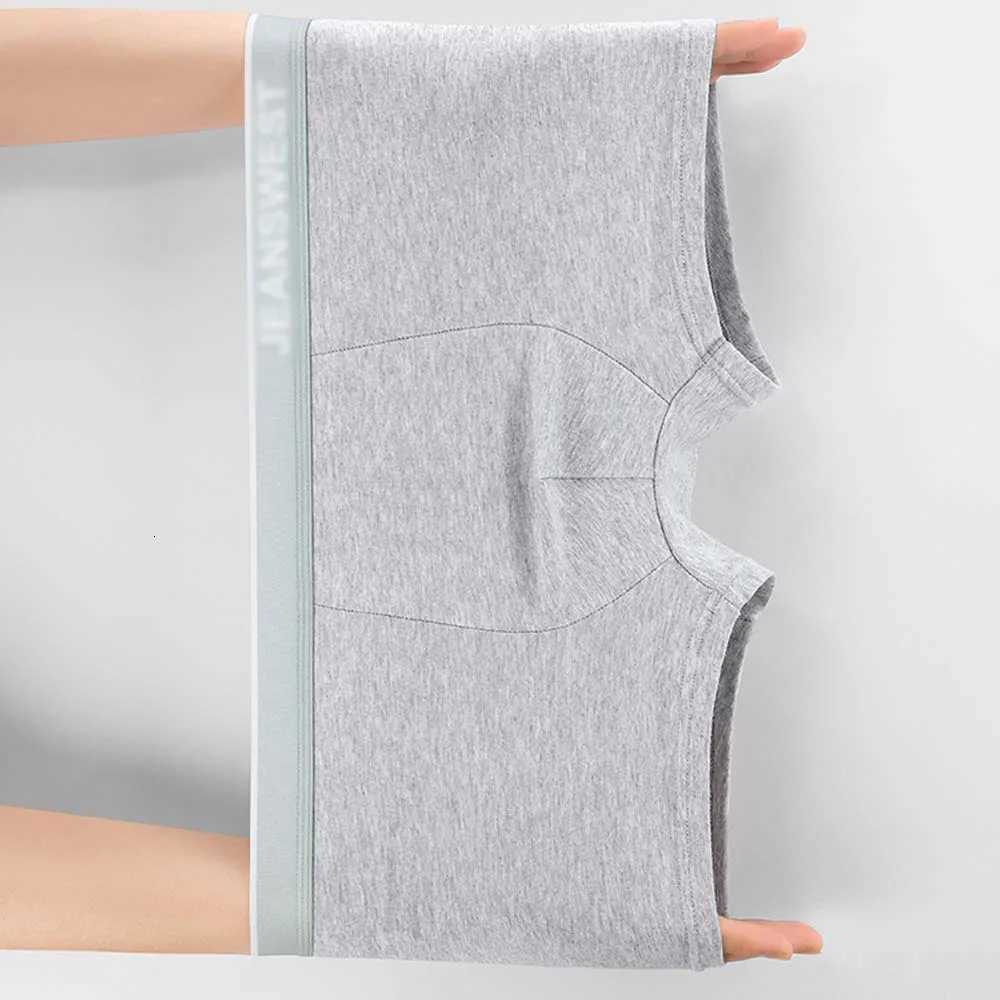 Cotton Underpants Panties 4/8Pcs Men's Breathable Men's Clothing Letter Waistband Man Underwear Solid Color Plus Size Boxers Man D2609181