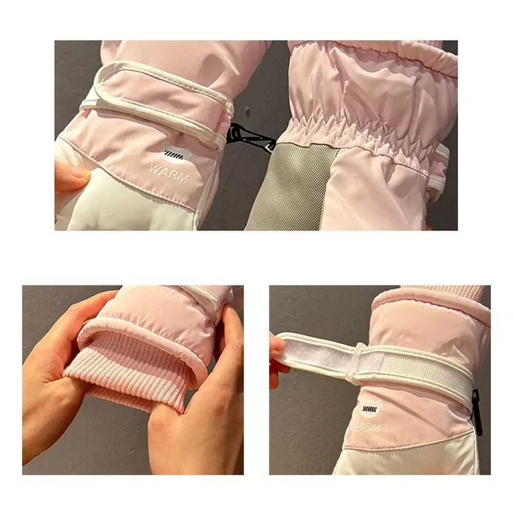 Ski Gloves Fashion Warm Winter Skiing Gloves Non-slip Touch Screen Cycling Gloves windpro of Thickened Snowboard Gloves for Men Women D2609191