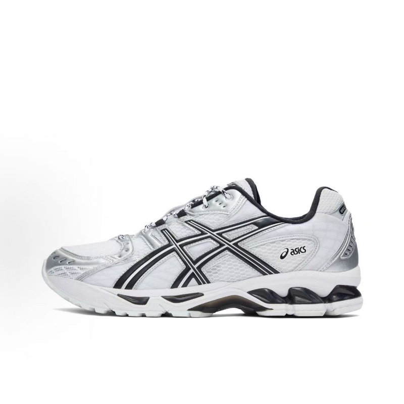 ASICS GEL-Nimbus 10.1 Unisex-Low-Top-Laufschuhe Retro Trendy Daily Commute Couple Sneakers Atmungsaktiver Komfort Vielseitig Weiß Grau