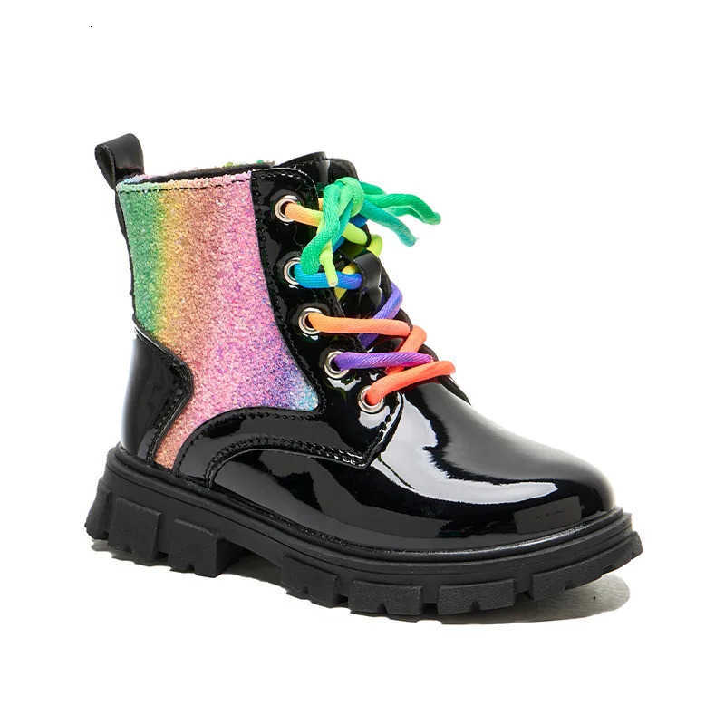 Children Boots 2024 Short Boots for Girls Autumn Winter New Fashionable Colorful Korean Style Anti-slippery Outside Thick Bottom ShoesT260919