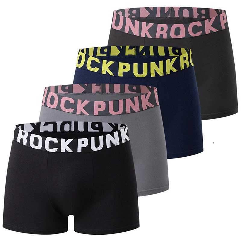 Of Piece Set Mutande 4 Cotone da uomo Comodo Intimo morbido e versatile Plus Size Boxer casual Pantaloncini sportivi da ciclismo D2609181