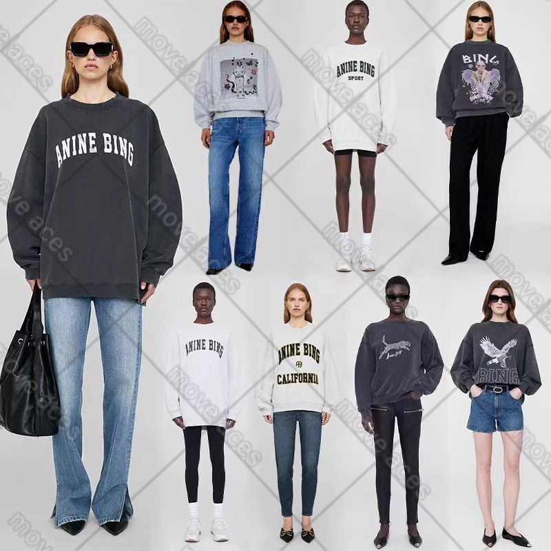 luxury brand Hoodie Designer High Quality Women Fashion Cotton abHooded New Classic Letter Print Wash Water Stir Fry Color Snowflake Loose