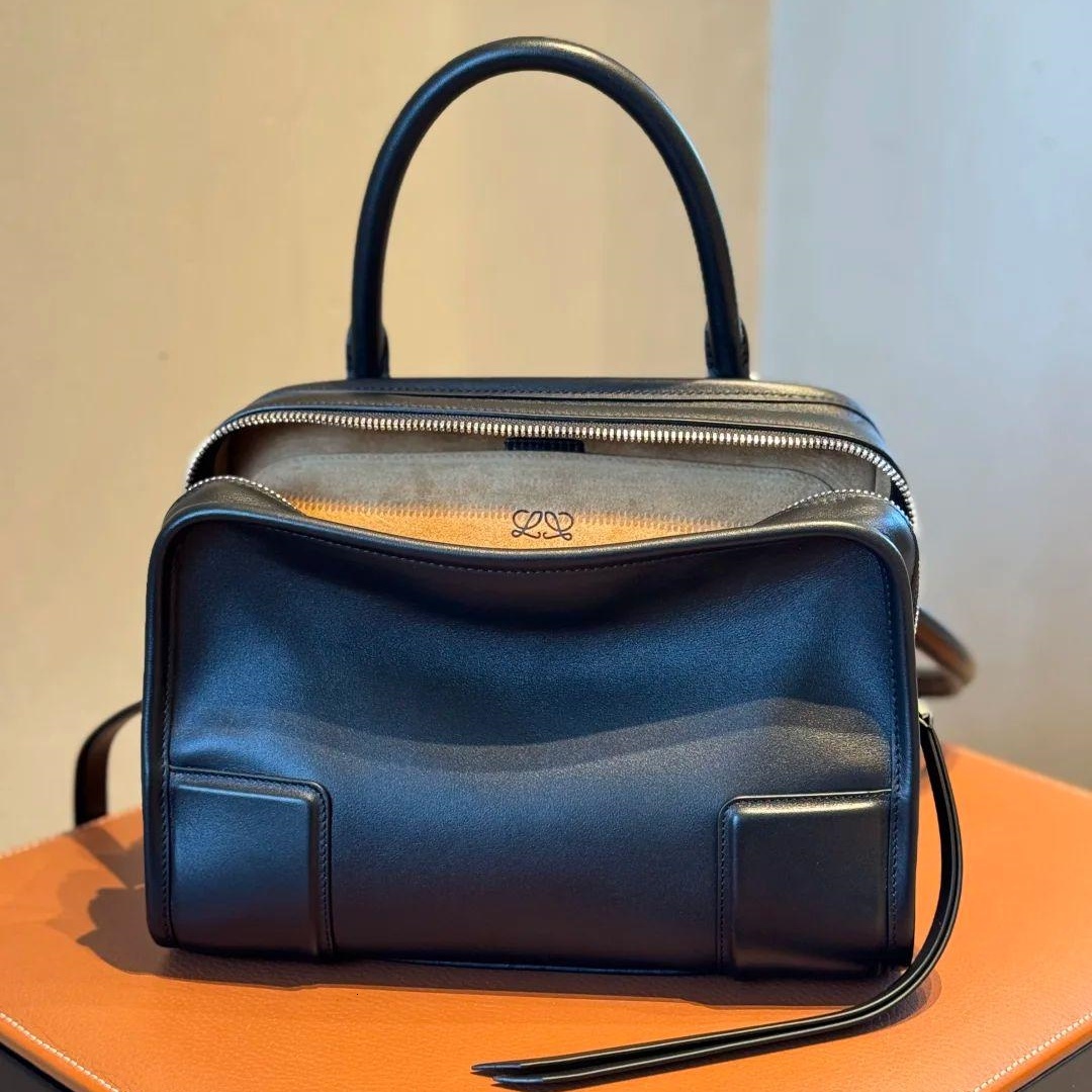 Womens leather amazona Shoulder bag designer bag high quality square tote handbag sling Luxury city bag Mens briefcase Suede clutch work Cross body