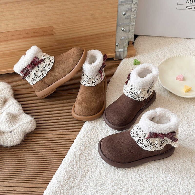 Children Casual Boots Short Boots for Girls 2025 Winter New Fashion Korean Style Soft Bottom Anti-slippery Versatile Princess ShoesT260919