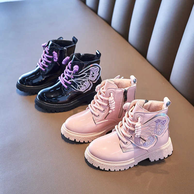 2024 Winter Boots New Children Short Boots for Girls Fashion Korean Style Soft Bottom Anti-slippery Keep Warm Casual Versatile ShoesT260919