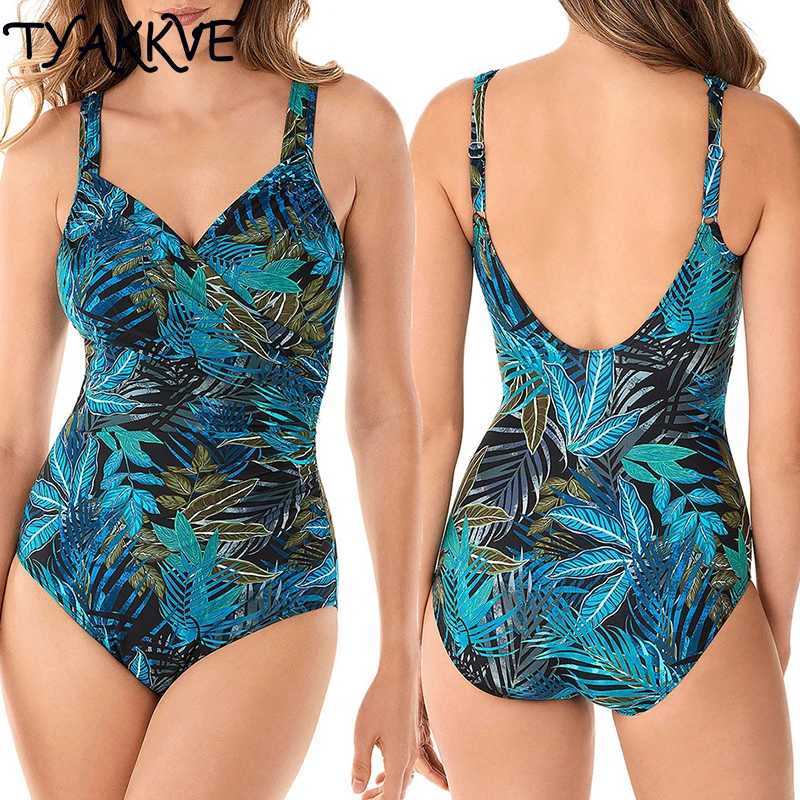 2024 One Piece Swimsuit Sexy Plus Size Swimwear Women Tummy Control Beh Wear for Bath Suits Monokini Maillot De Bain Female S260918T1GF