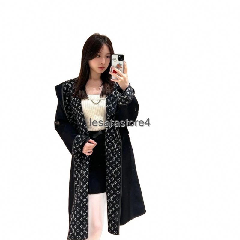 Thick Woolen Long Coat Women SML Heavy Winter Warm 170 2026 New