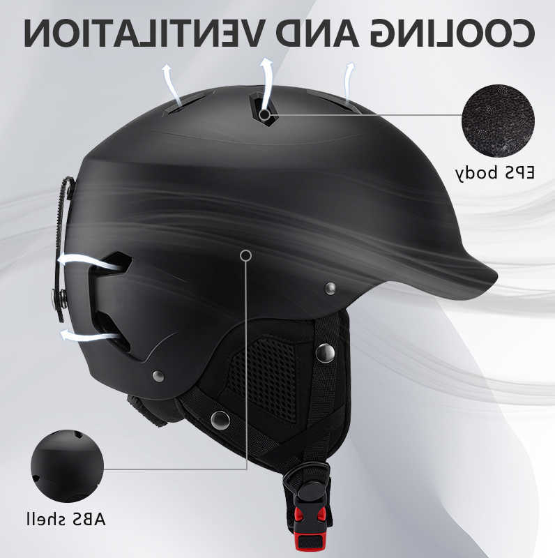 for Ski Helmet Helmets Eastinear-ski Men and Women Ultra-light Warm Safety Protection High Quality Outdoor Snowboarding D260919