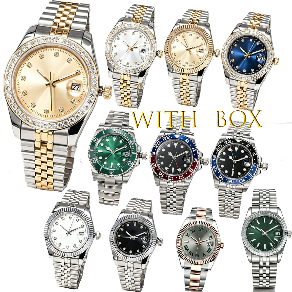 Unisex Diamond Inlaid Automatic Mechanical Watch, Full Stainless Steel Wristwatch, Luminous Dial, Sapphire Crystal Glass, Luxury Business Casual Wat