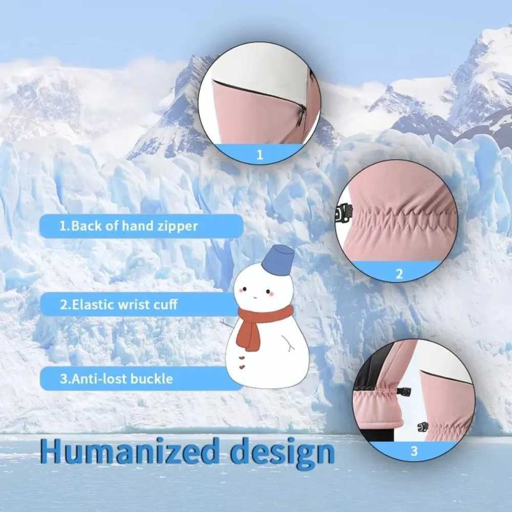 Ski Gloves Warm Winter Skiing Gloves Touch Screen Non-slip Snowboard Gloves windpro of Thickened Outdoor Sports Gloves for Men Women D2609191
