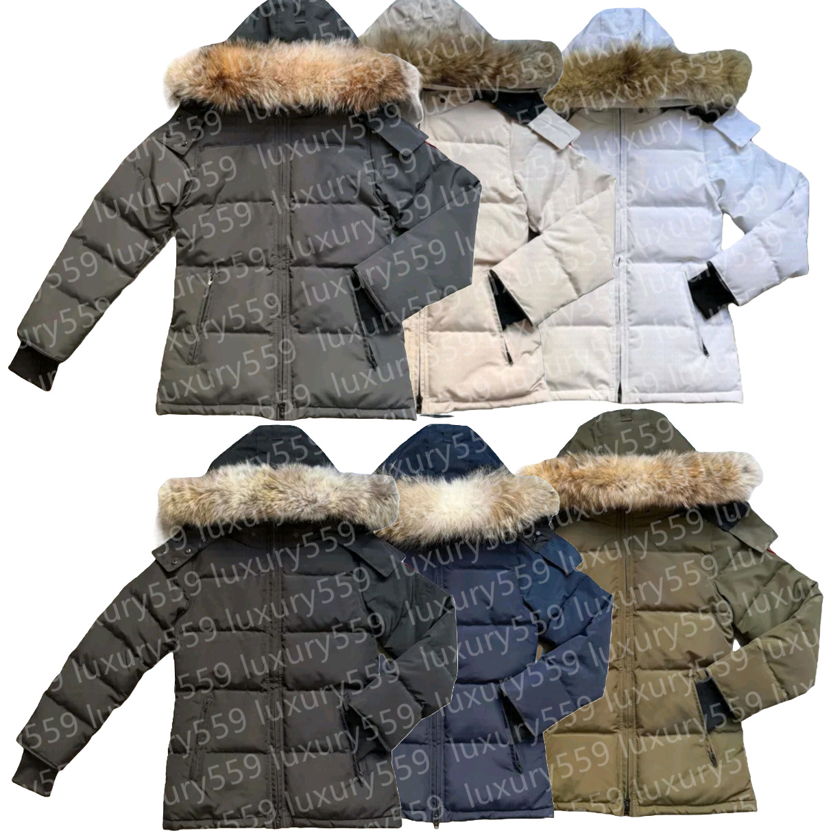 Designers jacket women jackets winter down coats luxury parkas fur collar long sleeve casual high quality outdoor down parka designer fashion womens