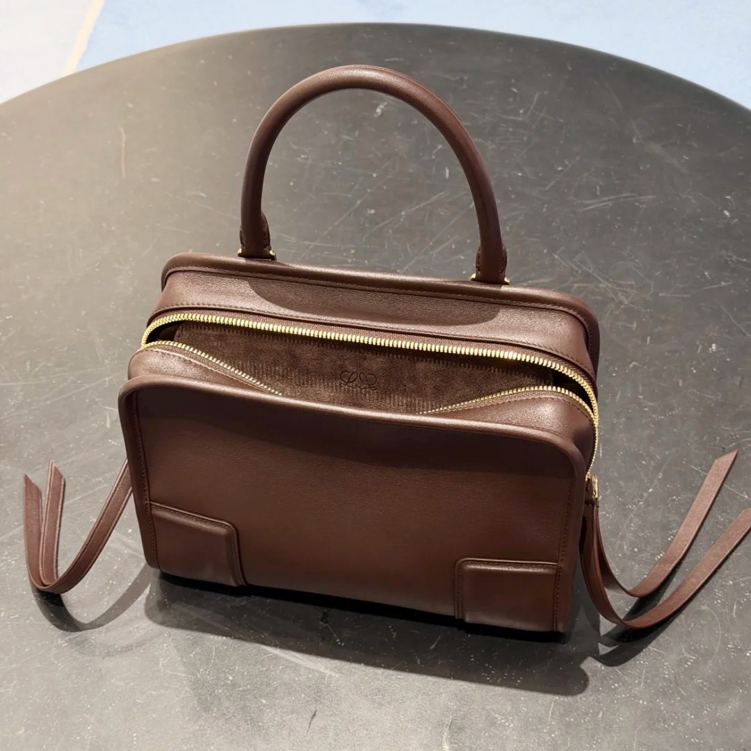3size Top handle leather amazona square bag Womens Designer city bag Mens briefcase tote handbag sling Luxury Shoulder bag Suede clutch work Cross b