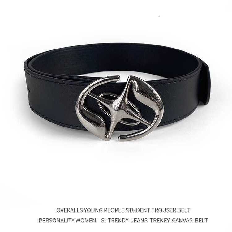 Blk Belt for Women Star Shaped Spring Summer New Simple All Match Jeans Pants Premium Casual Waistband S260919DHYG
