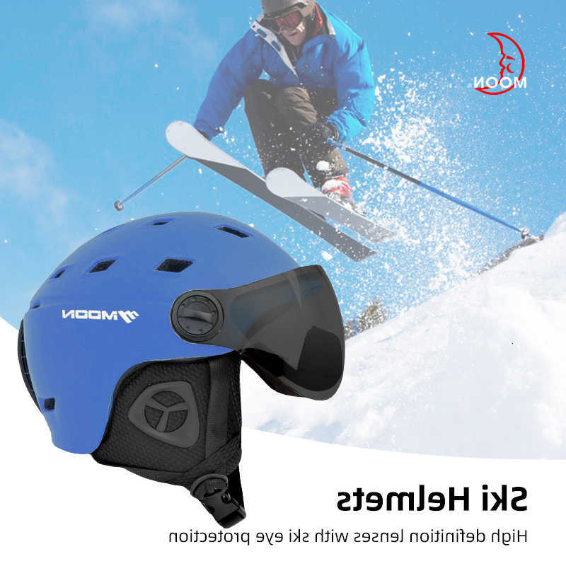 Helmet Ski Ski Helmets MOON-Professional for Adult and Youth Universal for Skateboard Snowboard Snow Equipment Warm Winter D260919