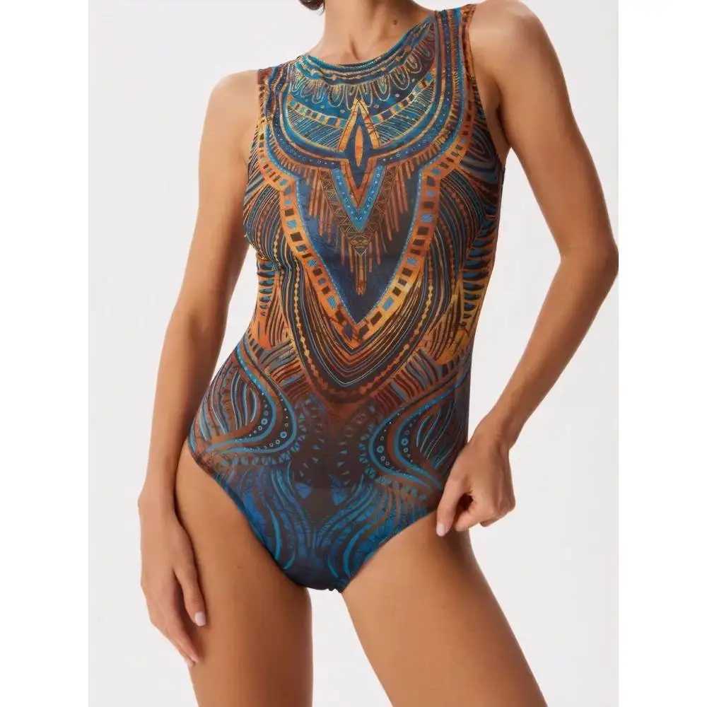 Cikini Quick Dry Printed One-Piece Swimsuit Beh Skirt Summer Beh Swimwear Bath Suit For Women S260918RXOO