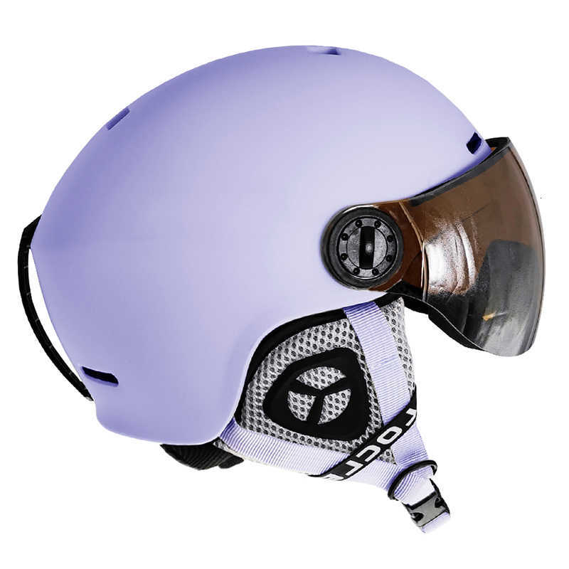 Men Ski Helmets LOCLE Upgrade Women Ski Helmet IN-MOLD Winter Sports Skiing Helmets Ski Snowboard With Goggles Mask Snow Skate Helmet D260919