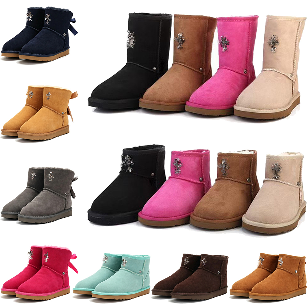 Chestnut Snow Boot designer Boots Classic Ultra Mini Boots Tasman Fur Short II Platform Women Men Sheepskin kids boots Tazz Sand 35-46
