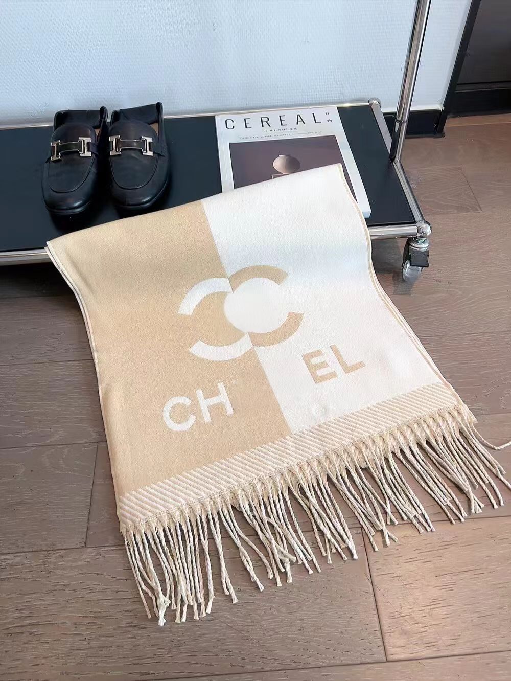 Cashmere designer winter echarpe oversized shawl scarf womens full print long schal soft sjaal warm tassel wraps mens luxury scarfs brown khaki