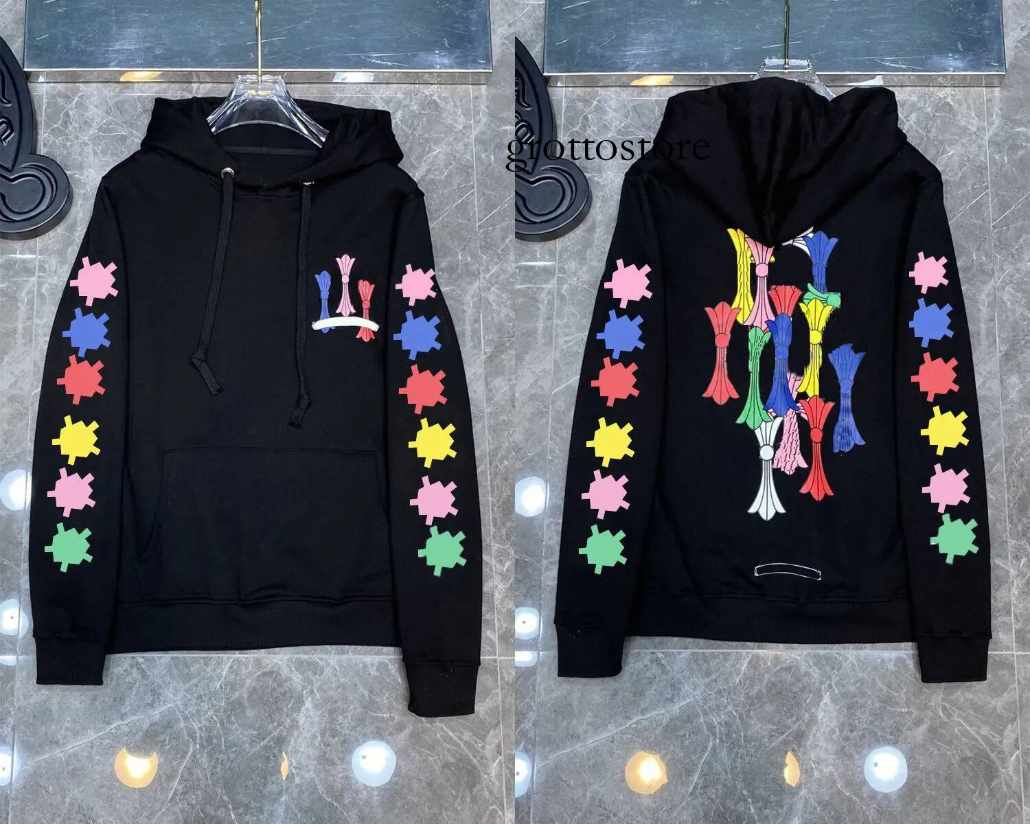 Chrome hoodie High Quality Heartness hoodie Men Women Chromety hoodie Letter Chromety hoodie Sleeve Chromelies Hoodie 474 3d9 5e9