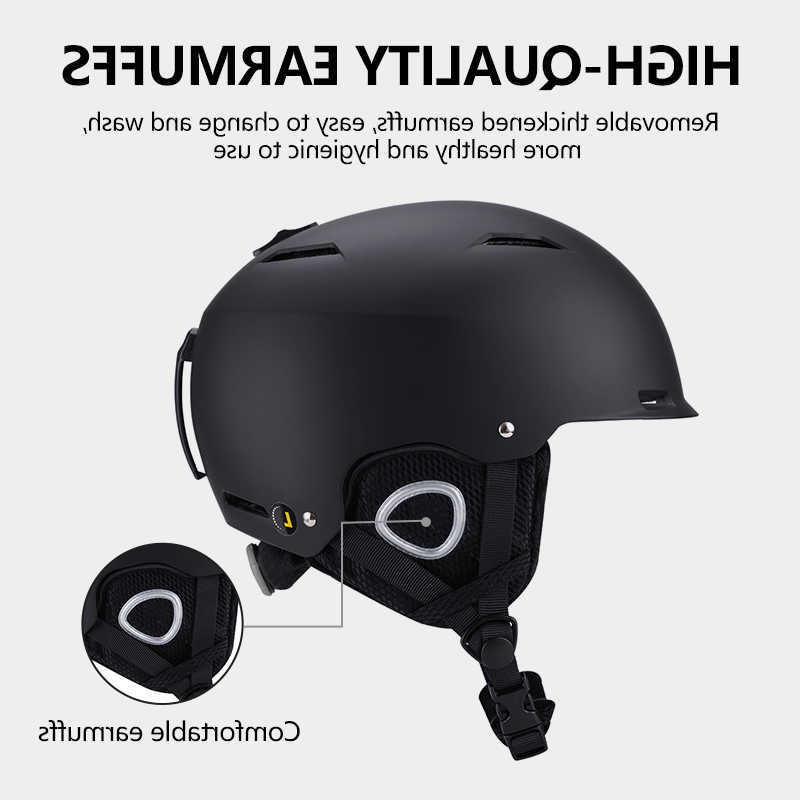 ABC+EPS Ski New Helmets Horntour High-Quality Keep Warm Ski Helmet Anti- Skiing Helmet For Adult and Kid Snow Safety Snowboard Helmet D260919