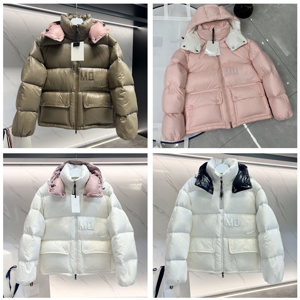 Women's Designer Thickened Warm Mo Casual Outdoor Lightweight Zipper Style Cardigan Coat Luxury White Duck Down Jacket High Quality Winter