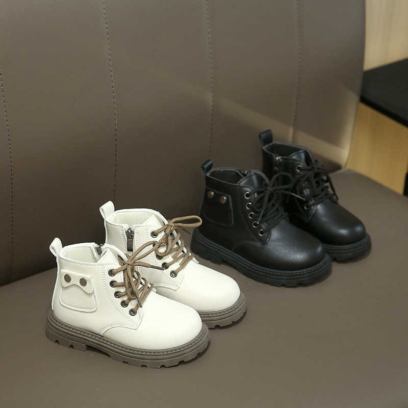 2025 Spring Boots Autumn Winter Ankle Boots Light Girl Platform Shoes Burgundy Beige Black Boys Short Boots Super Cozy ShoesT260919