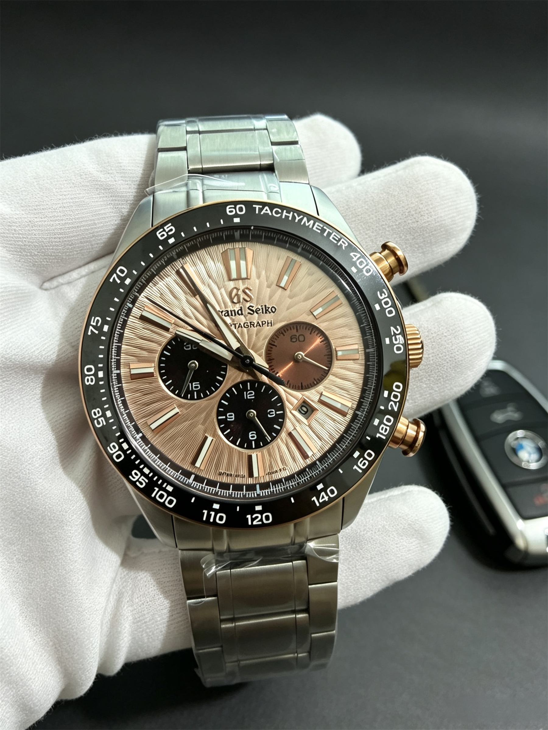 Top Men's Grand Seikoity All Steel Automatic Mechanical Watch Three Eye Timing Rotating bezel Calendar Display Multifunctional Designer Watch#1