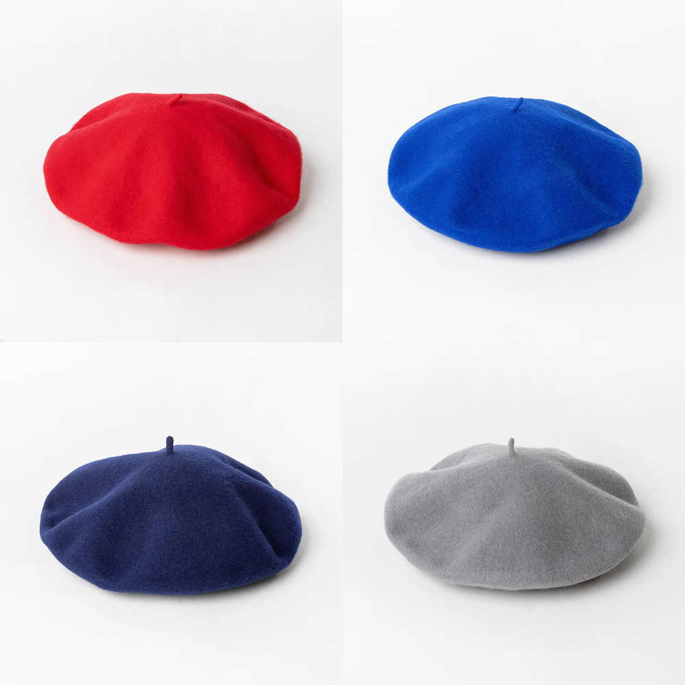 100% Wool Big Size Berets XL 60cm Berets Women New 32cm Oversized Painter Hat Autumn Winter Female Warm Walking Cap Large Size Men Hat J260919