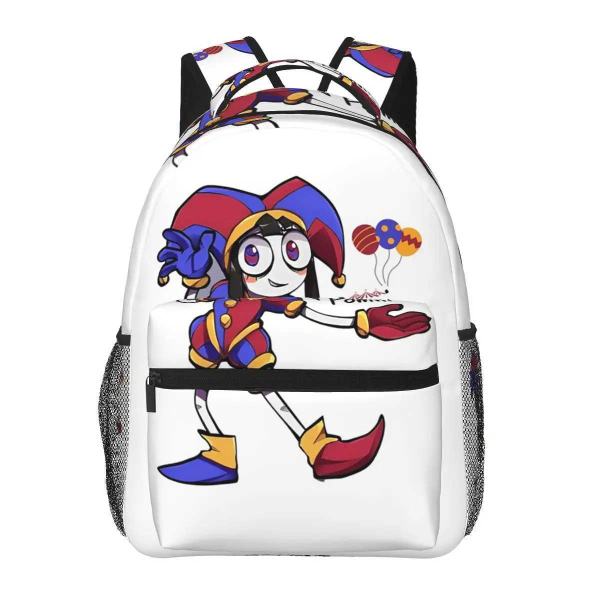 The Amazing Digital Circus Zaini divertenti Ragazzi Ragazze Bookbag Studenti Borse da scuola Zaino per laptop Borsa a tracolla di grande capacità L2