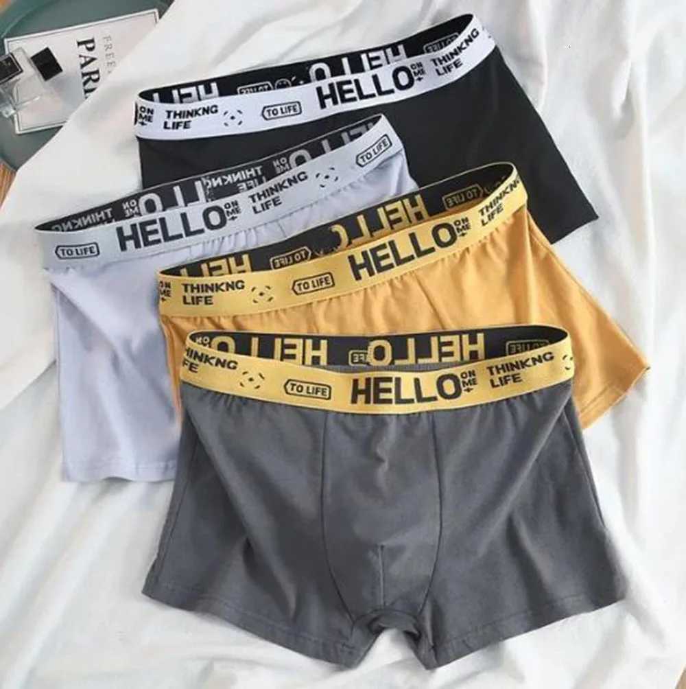 4Pcs Boxer Men's Underwear Underpants XS-XXL Men Panties Sexy Man Breathable Boxer Shorts Male Comfortable Underpants D2609181