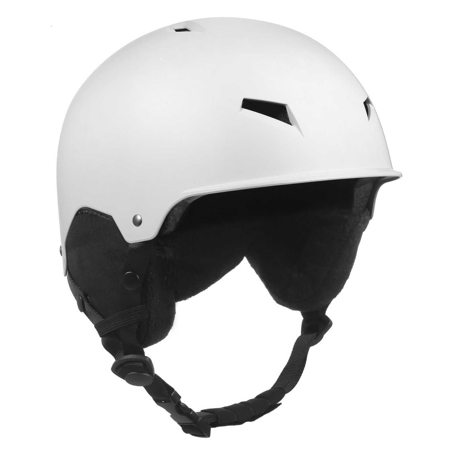 Ski Helmets Women Men Winter Snow Helmet with Detachable Earmuff Snowboard Helmet with Goggle Fixed Strap Safety Skiing Helmet Skiing Sports D260919