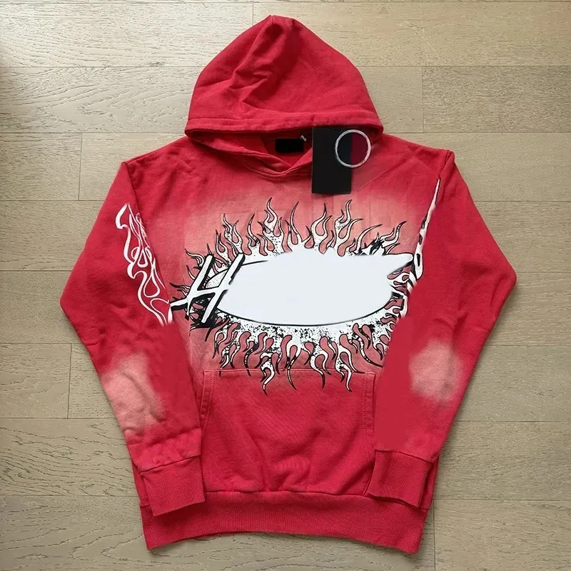 High Quality helleastar hoodie Mens Designer Shirts Trendy Letter Graphics Printed Loose Casual Pullover Cotton Long Sleeve Uniex Streetwear Hip Hop