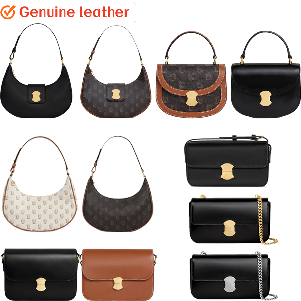 leather TEEN handbags fashion cosmetic Underarm Evening top handle Designer bags FOLIO Medium AVA half moon Medium CLAUDE Chain Shoulder Backpack Sm