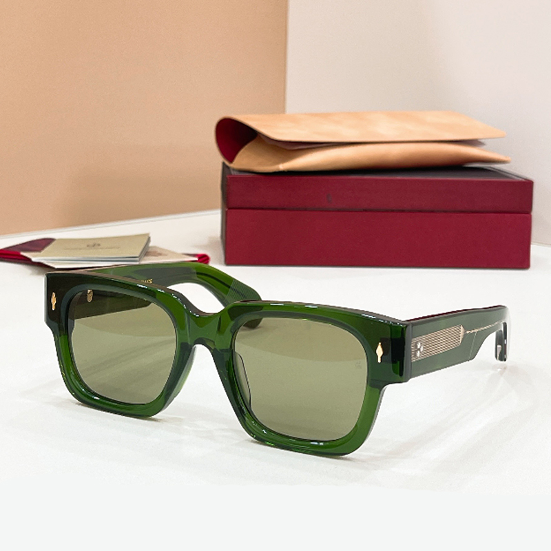 Mens Handcraft ZEGNA EZ0270 Sunglasses High quality Designer Men EZNO Sunglasses Acetate Business Vintage Sun Glasses For Women Square Frame UV400 W