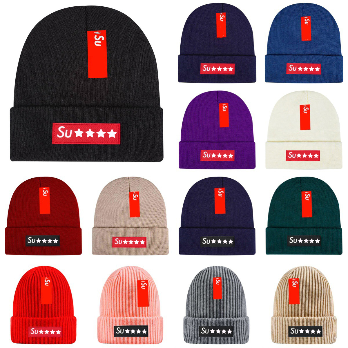 Skull Caps High quality Wool bonnet Luxury Designer designer men surpermme beanie Big Hardcore Knitted for Men and Women Black Winter Hats Casquette