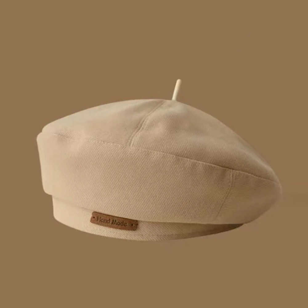 1PC Autumn Winter New Berets Sweet Cool Light Luxury Woolen Hats Retro Versatile Berets Cap J260919