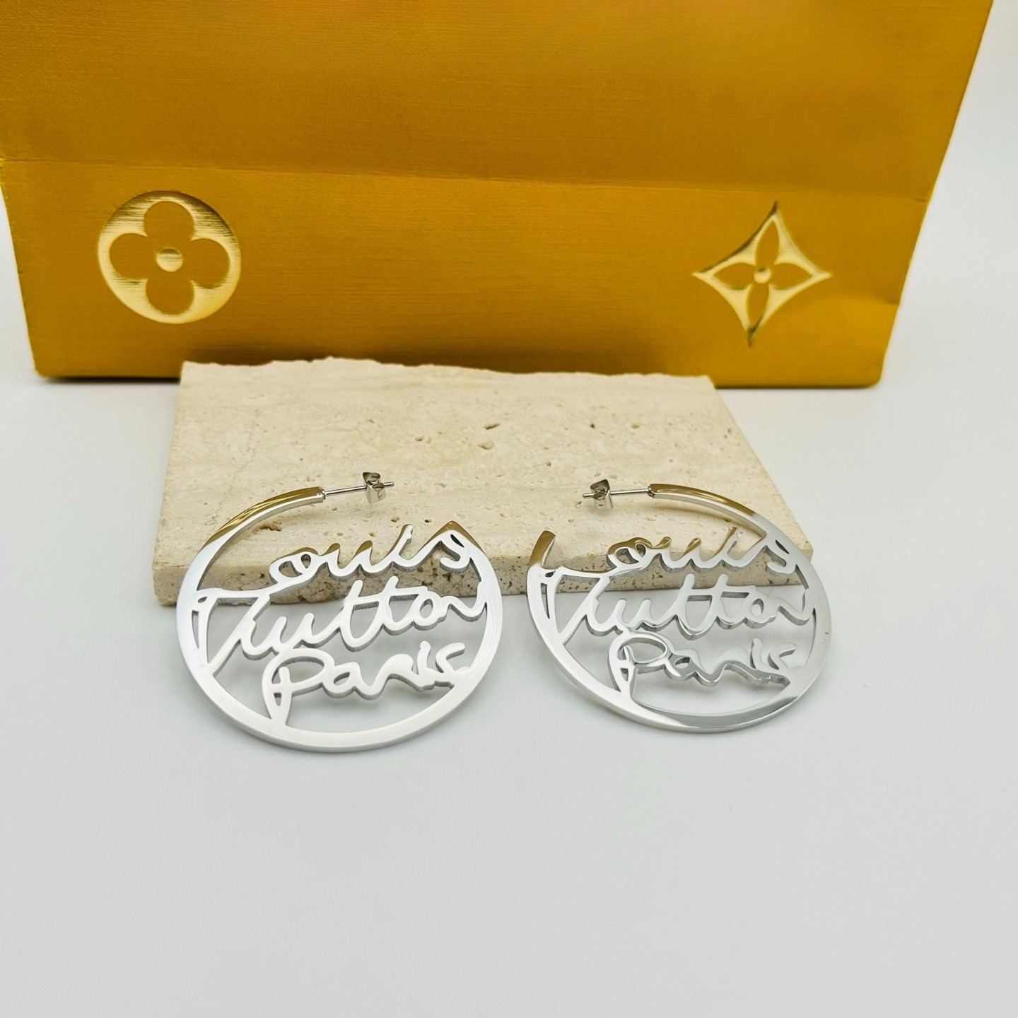 Fashion Women Hoop Earrings Brand Letter Crystal Diamond Earrings Stud Designer Earring for Women Jewelry Wedding Gift
