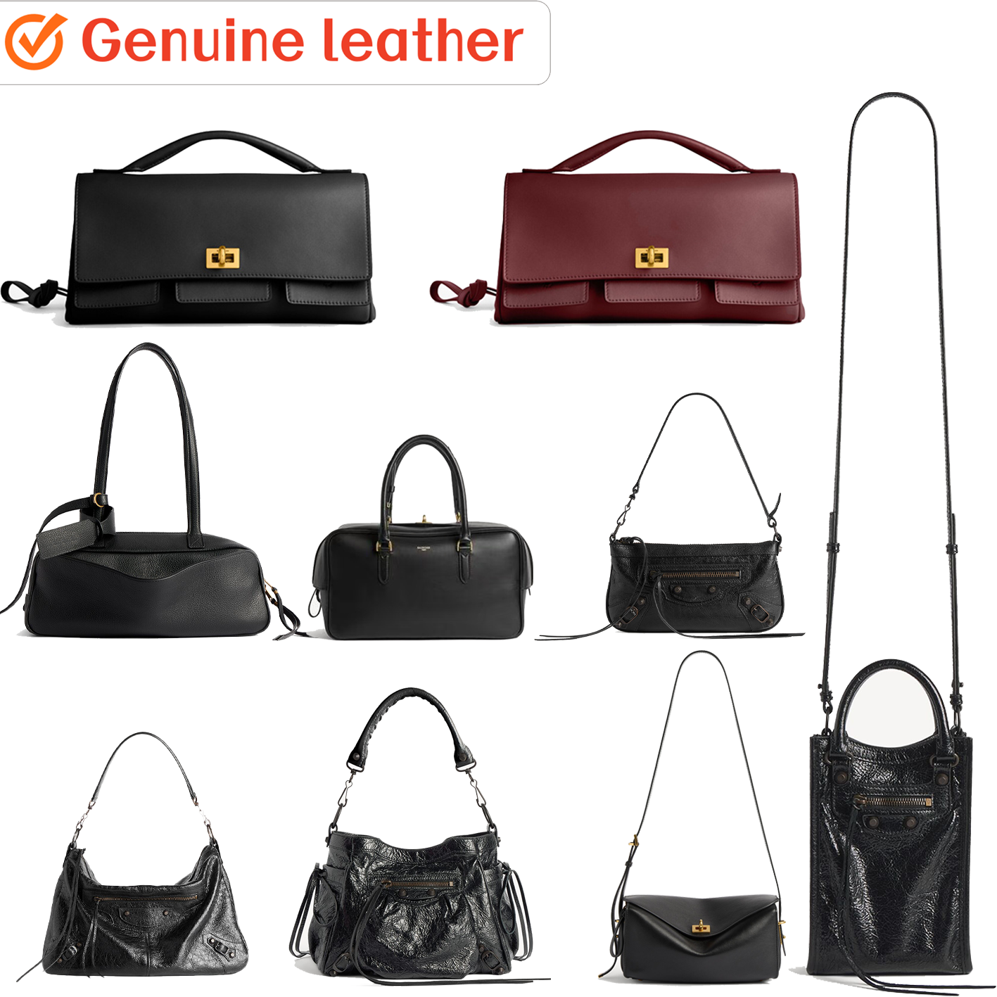 Womens Designer bags RODEO fashion cosmetic Underarm Le City Evening Bags mens high quality leather top handle chain bag baguette Shoulder Bags cosm