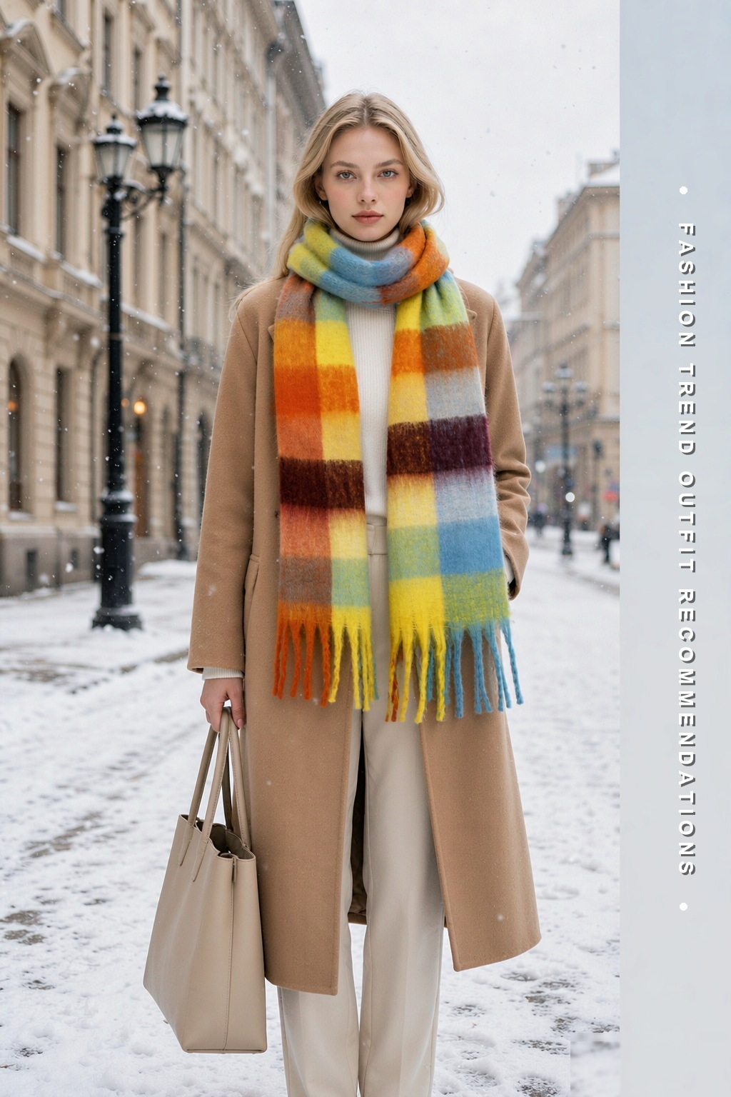 Foulards de luxe Foulards de style designer Foulards de qualité supérieure Mohair Foulards de voyage d'hiver Accessoires de tenue d'aéroport Châl