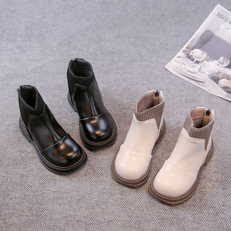2025 Autumn Boots Winter New Children Short Boots for Girls Fashion Korean Style Soft Bottom Anti-slippery Versatile Princess ShoesT260919