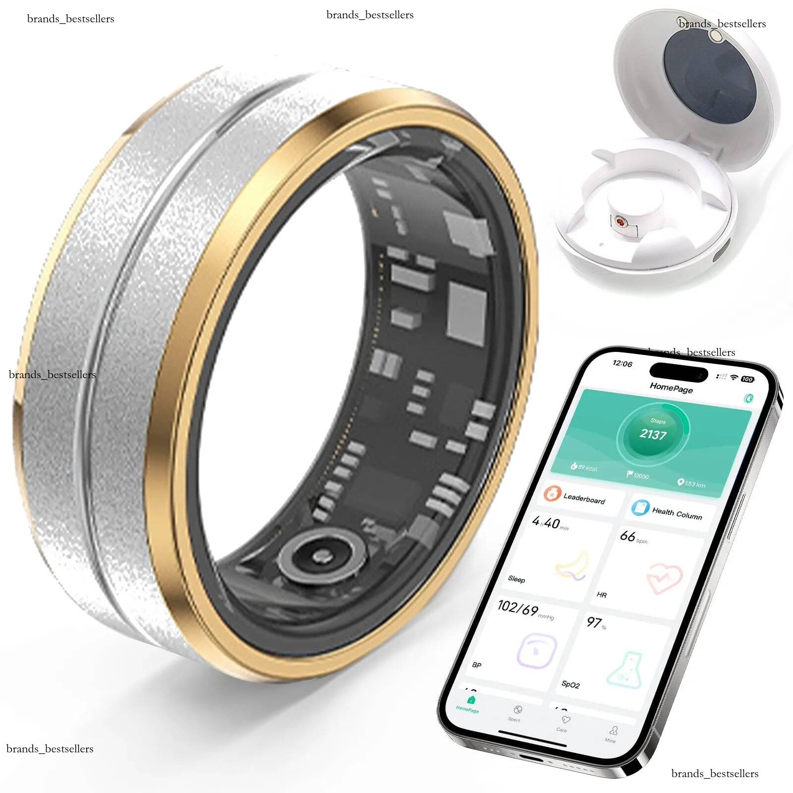 Smart Ring Multifunctional luxury jewelry Bluetooth Sleep Monitoring men women New 2025 engagement fashion jewerly high quality designer ring