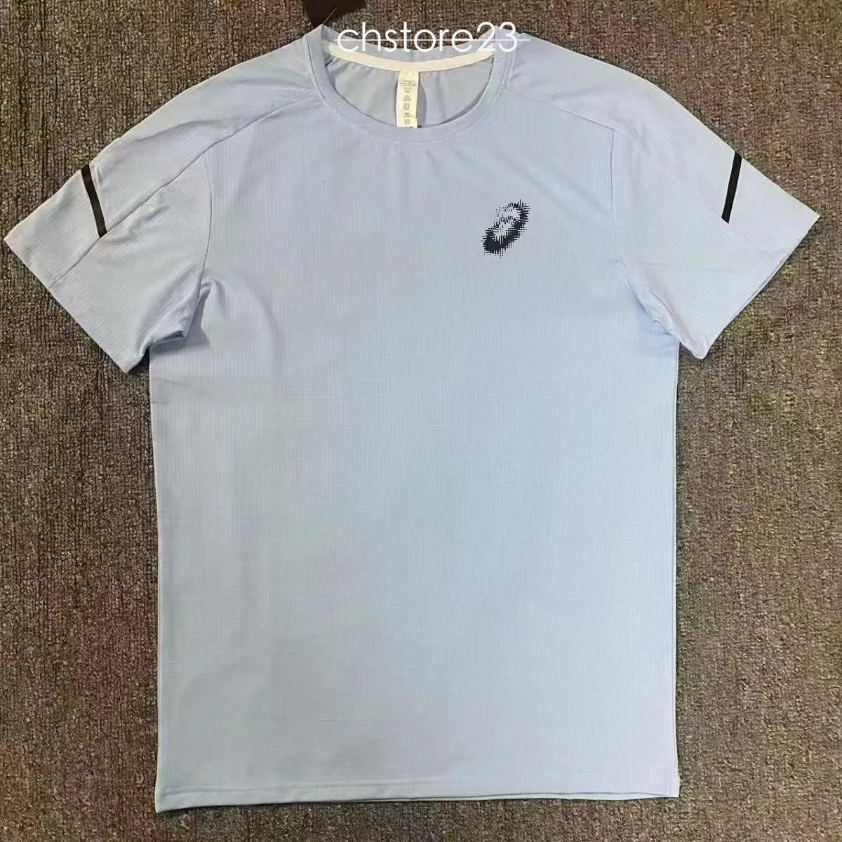 Asicsly Tracksuit Designer Mens T Shirts Shorts Quick Dry Short Sleeve Top Quality Summer Quick Dry Set For Running Lightweight Breathable Fabric Gy